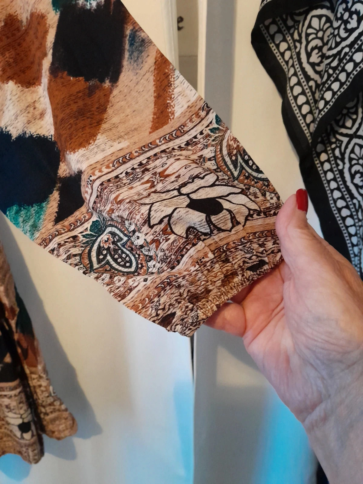 Korte jurk, boho-chic geïnspireerd, Merk Betty & Co. One Size – photo 6